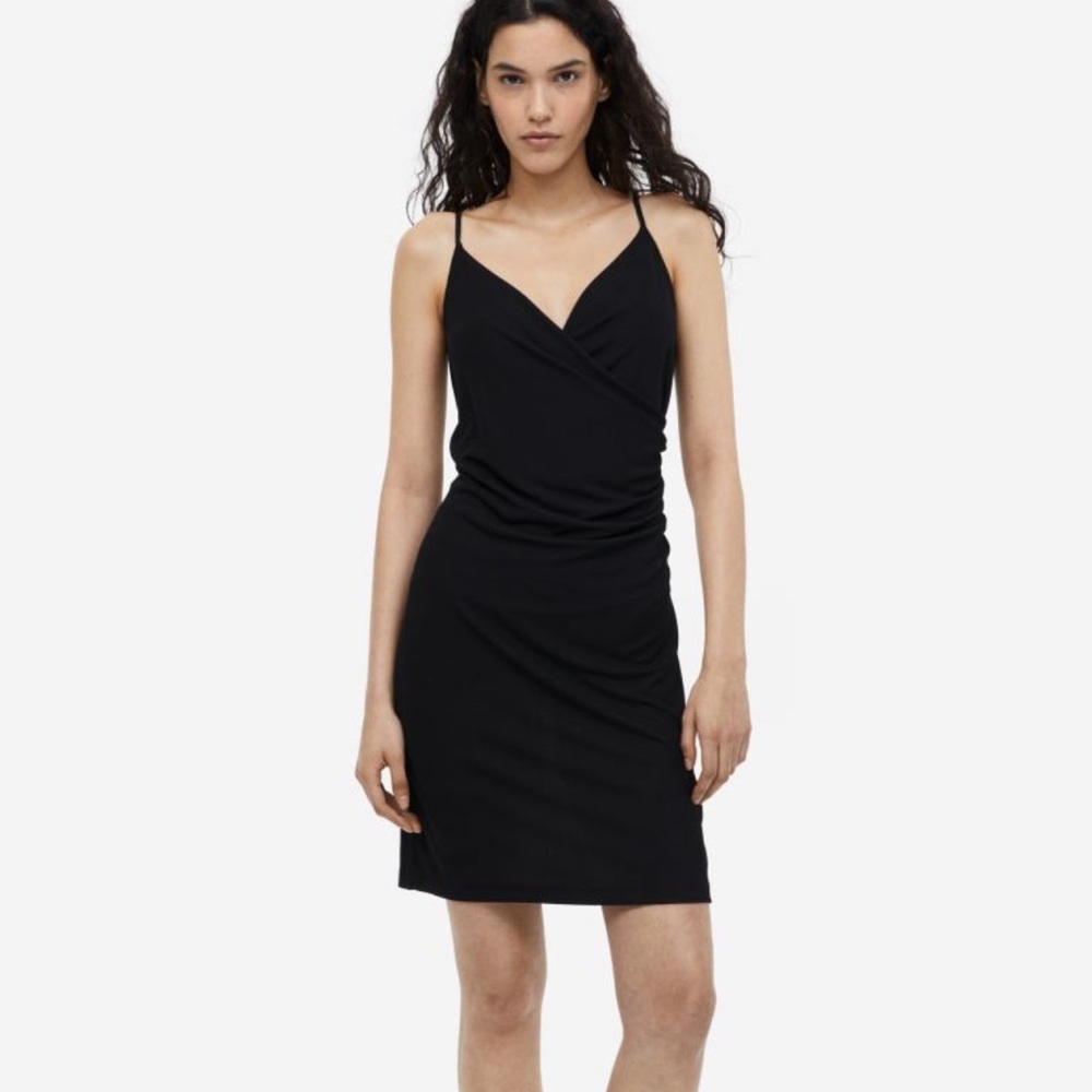 Draped jersey dress